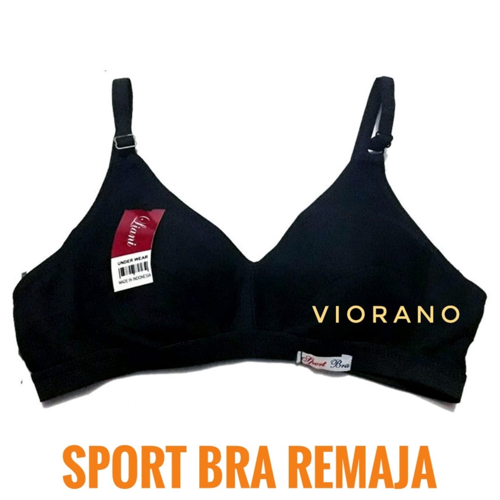 Sport Bra Wanita Tanpa Kawat Busa Tipis Size 40 42 / Bh Wanita Misty Kait 2 Busa Tipis Murah