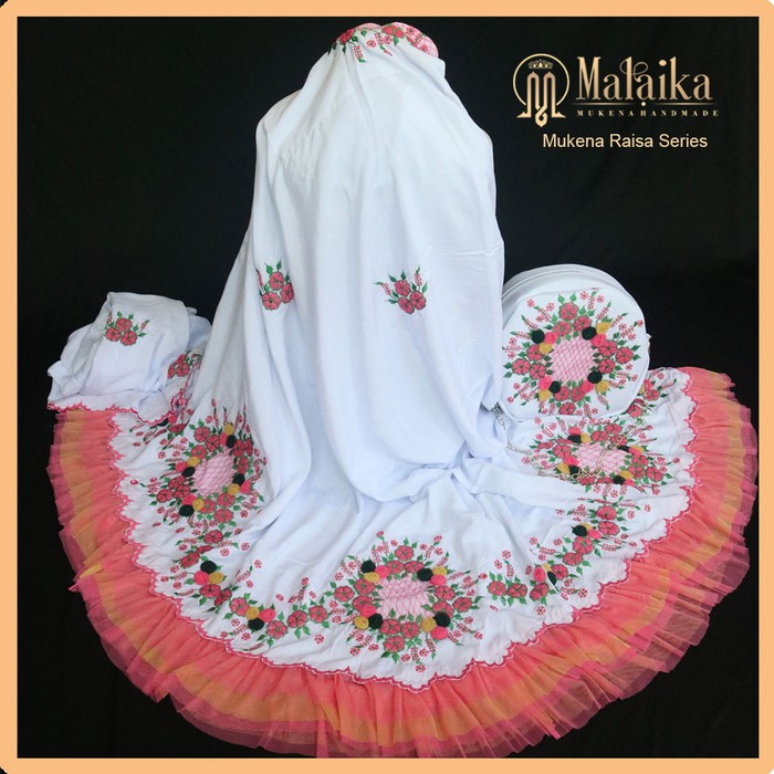 MY MUKENA LEBARAN TERBARU MALAIKA BORDIR HANDMADE RAISA SERIES