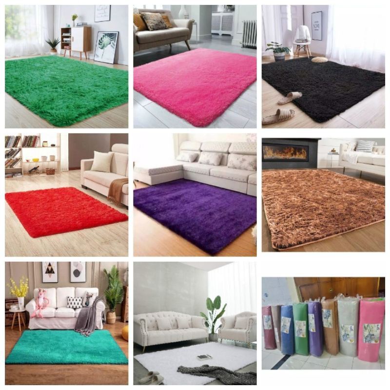 KARPET BULU RASFUR REVANIO PILLOW 160 CM X 100 CM