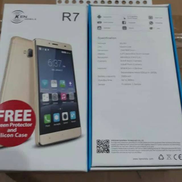 HP KEN MOBILE R7 FREE SILICONE NEW GARANSI 1Thn