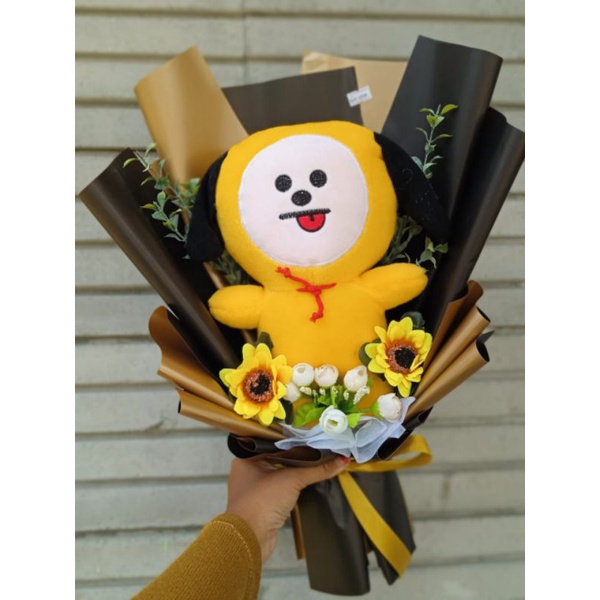 

BUKET/KADO/HADIAH/HAMPERS BONEKA WISUDA DAN BUNGA