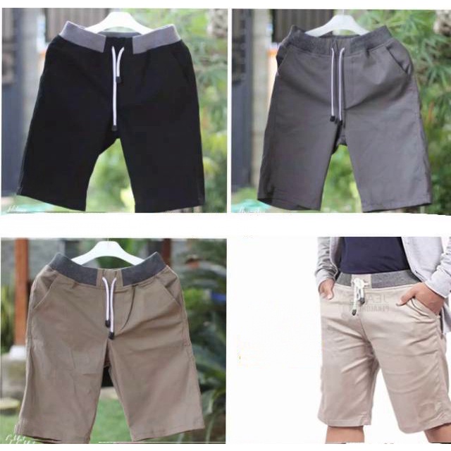 celana pendek chinos pria casual terbaru