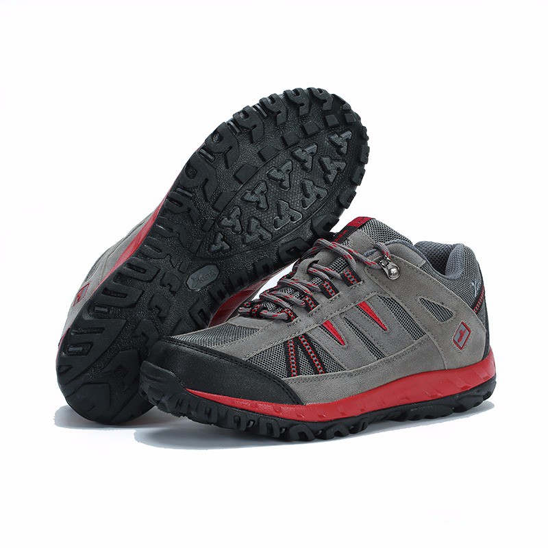 Sepatu Gunung KETA / SNTA 427 Grey Red - Hiking - Outdoor F-16