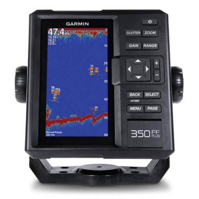 Garmin FF 350plus / Gps garmin Fish Finder 350 plus New lengkap Tranduser/Sonar