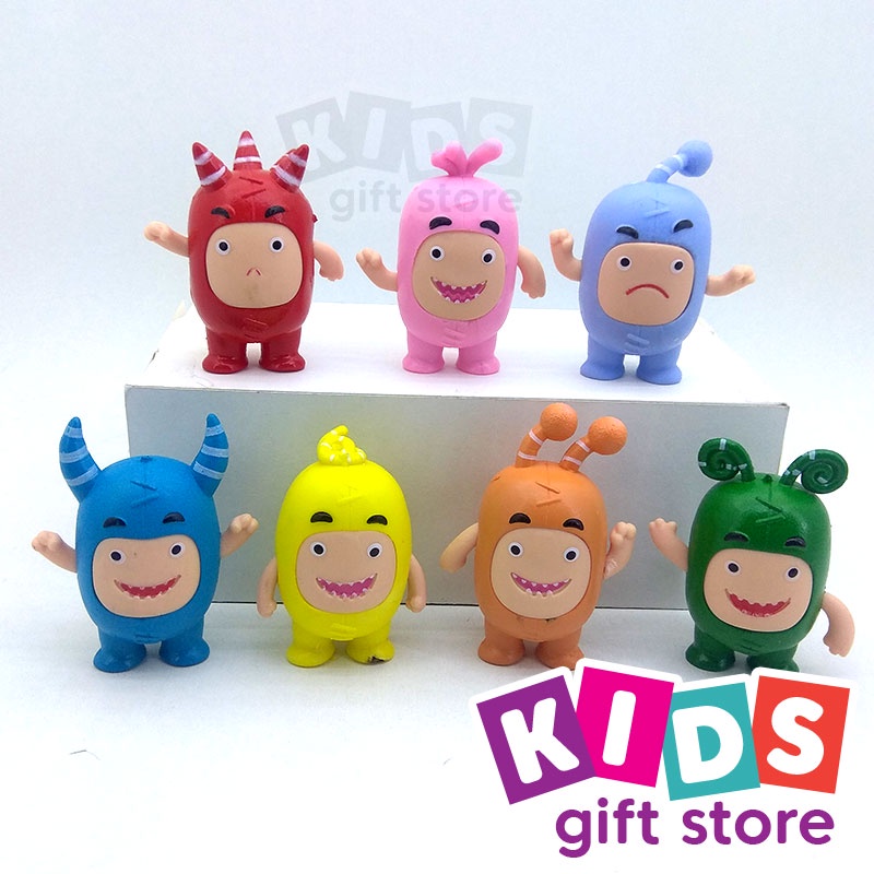 OddBods 7pcs Set Figure - Mainan Figur