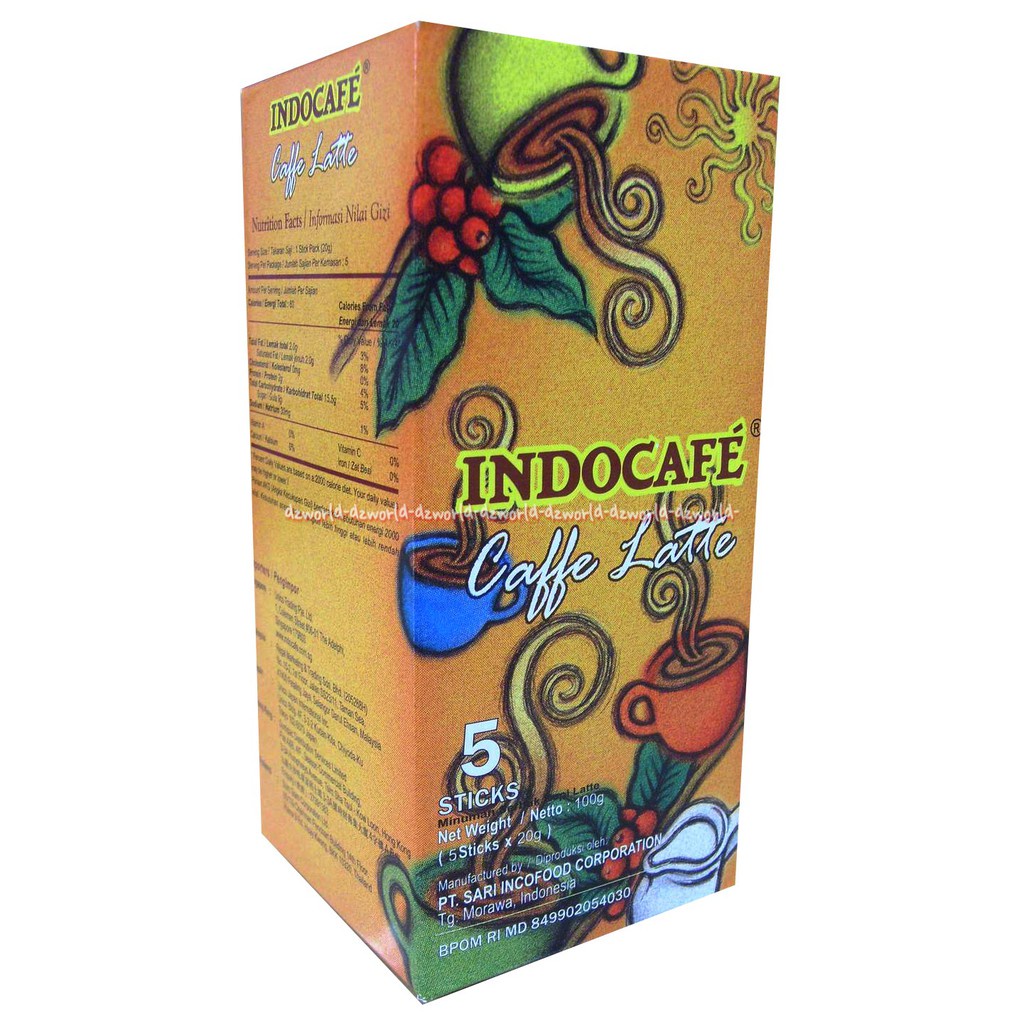 

INDOCAFE COFFEMIX CAFFE LATTE 5 SACHET 100G