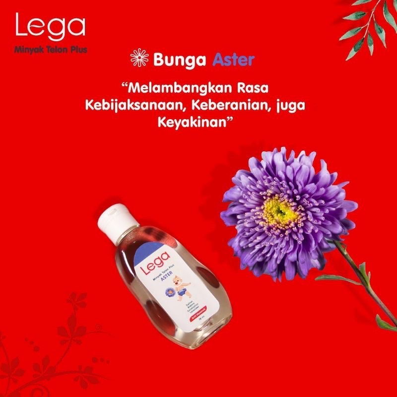 LEGA Minyak Telon Plus Varian Rose, Acacia, dan Aster 70ml