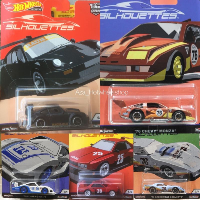 Hot Wheels Silhouettes SET HW Silhouette Hotwheels Car Culture