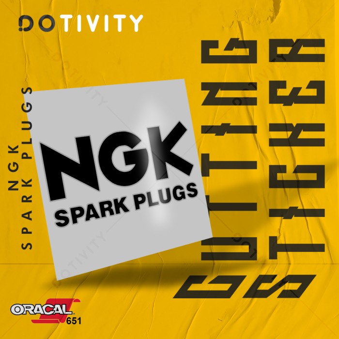 

Cutting Sticker NGK - SPARK PLUGS