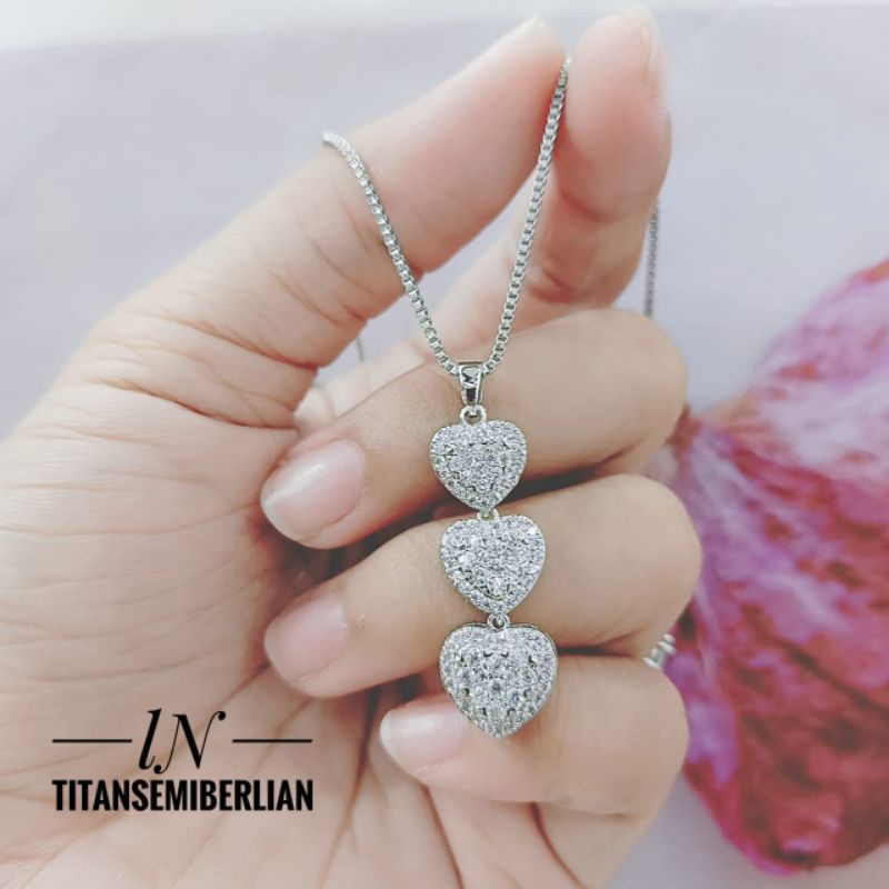 TiTanium kalung wanita AN2