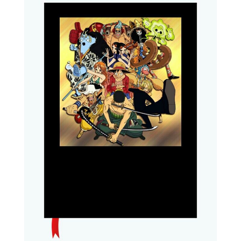 

Buku tulis anime One Piece Hard Cover Keren