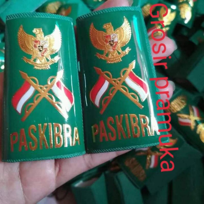 

evolet paskibra hijau(1pasang)