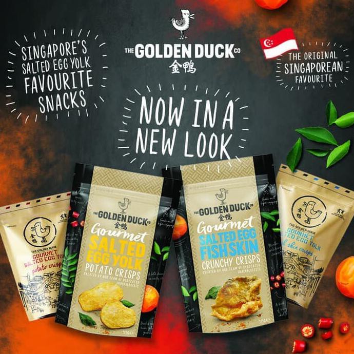 

The Golden Duck Gourmet Salted Egg Yolk Potato Crisps 125 Gr | Chips