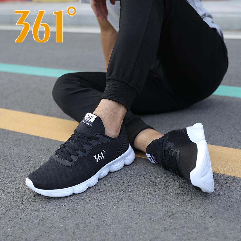 361 Sepatu Olahraga Pria Bahan Kulit Asli Breathable Anti