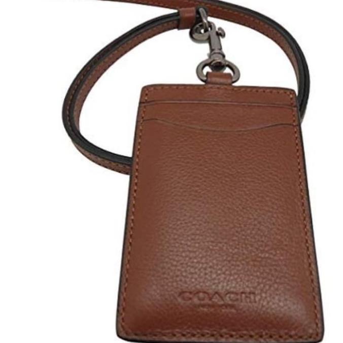 

Coach Men Id Lanyard Saddle Leather Terlaris