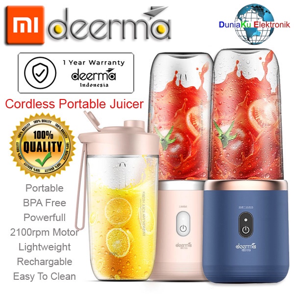Portable Blender Juicer Cordless DEERMA Original