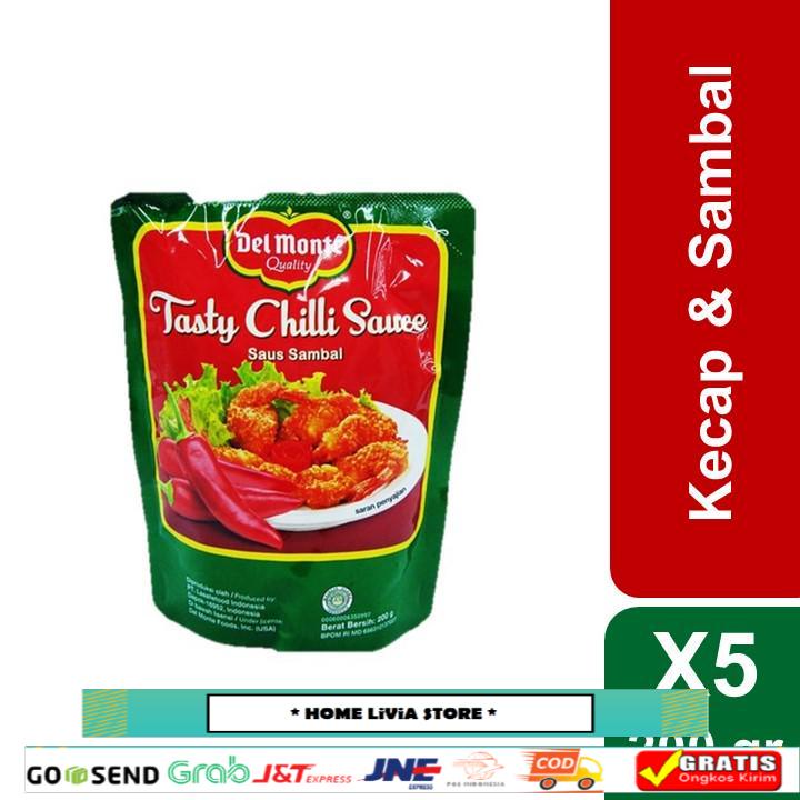 

Delmonte Saus Tasty Chilli 5 x 200 gr