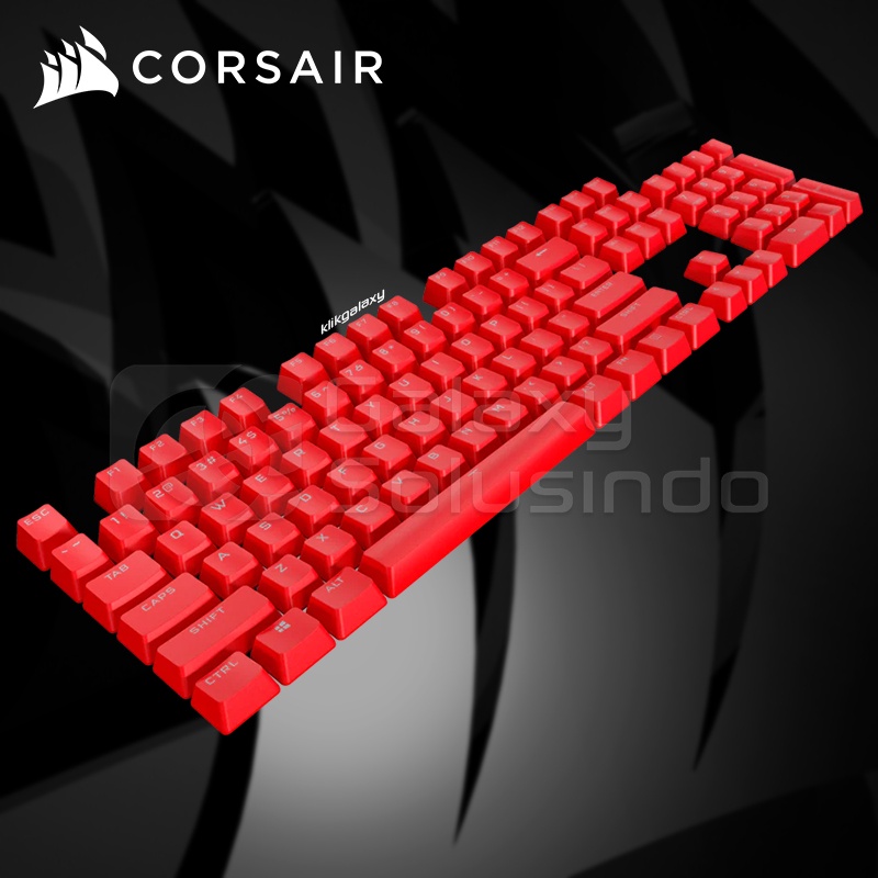 Corsair PBT DOUBLE-SHOT PRO Keycap Mod Kit - Origin Red