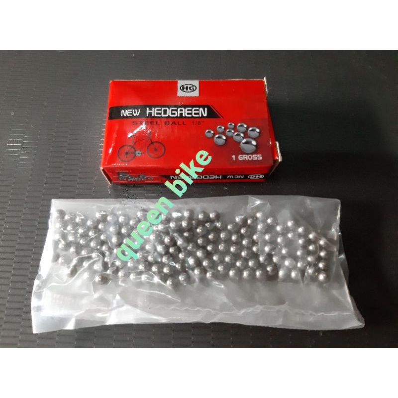 steel ball hagel pelor Gir ger frewheel sepeda 1/8 new hedgreen (144 biji)