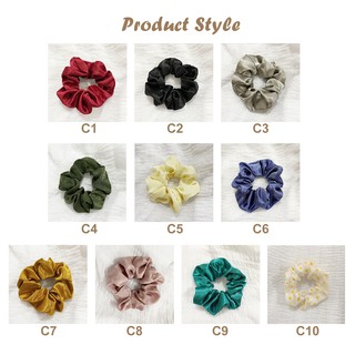 COD Ikat Rambut Ponytail Korean Style Scrunchie Kain