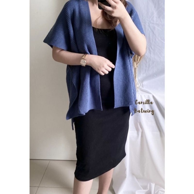 Rompi Rajut Cardi | Atasan Wanita | Outer Rajut Wanita