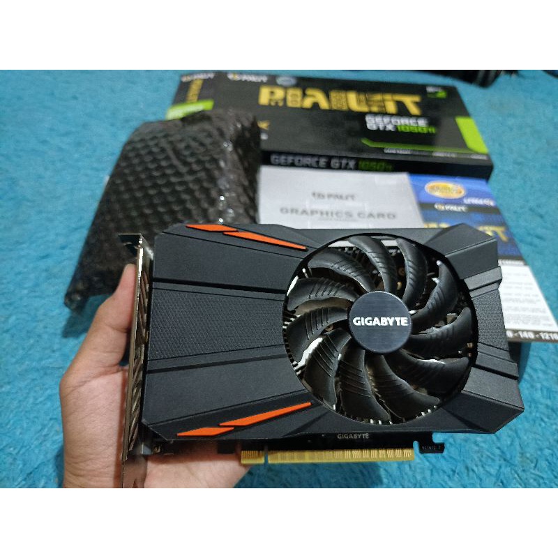 GTX 1050 TI 4GB GDDR5 GIGABYTE (PERFORMA DIATAS RX 560 GTX 960 GTX 1050 )