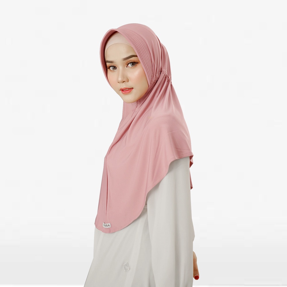 DEFARA - Shakila Bergo-Dusty Pink
