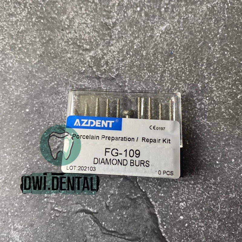 F3.2 - (fg109)Dental diamond bur high speed preparasi porcelain