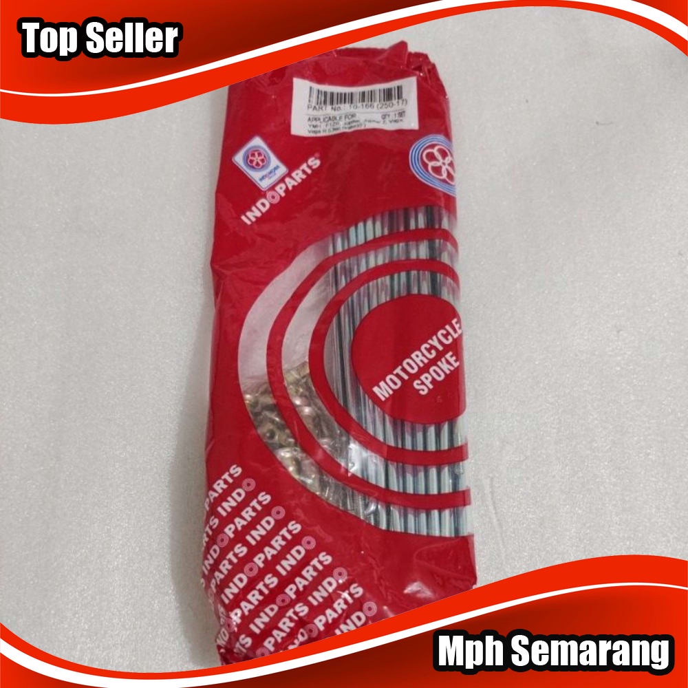 Ruji ukuran 10-166 Yamaha Fizr - Jupiter - Jupiter Z - Vega - Vega R Cakram indoparts - ABC Motor Gr