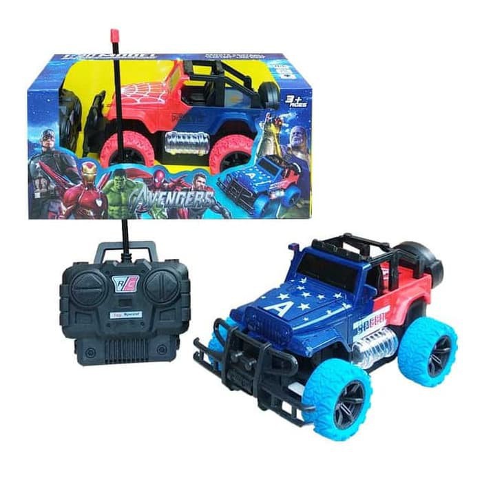 MAINAN ANAK REMOTE CONTROL MOBIL MOBILAN JEEP RC OFF ROAD 1:20 AVENGERS - DH666-16