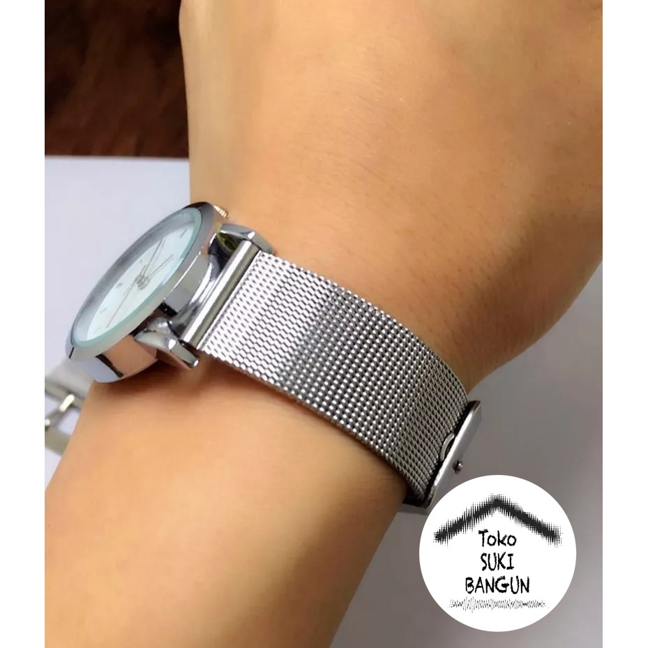 TALI JAM 14mm Rantai Pasir Stainless Steel Buckle Watch Strap Band