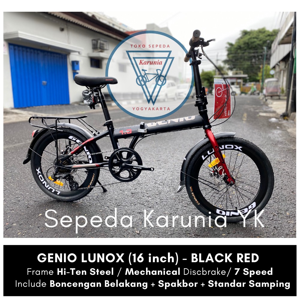 Sepeda Lipat 16 inch Genio Lunox 1.0