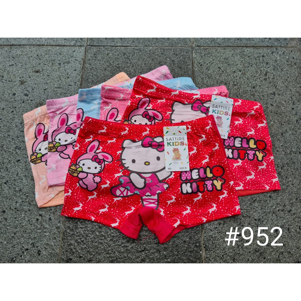 (3pcs) Boxer anak/Celana dalam boxer anak anak / boxer anak perempuan / boxer karakter