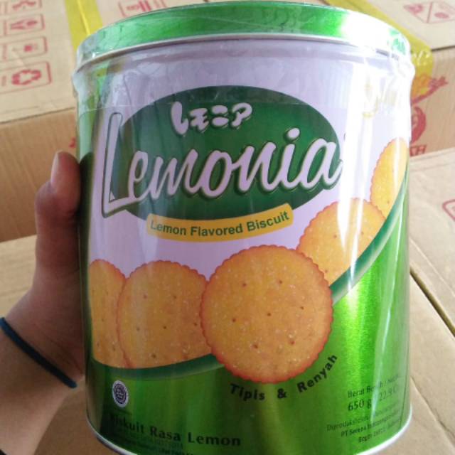 

Biskuit lebaran / lemonia kemasan 650gr / kaleng