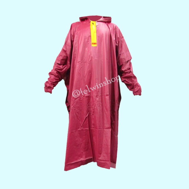 Jas Hujan Ponco Lengan / Poncho Lengan Rossi PVC Karet Elastis