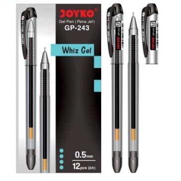 

*TERLARIS* Gel Pen Easy Gel Joyko GP 243 Whiz Gel per Lusin Berkualitas