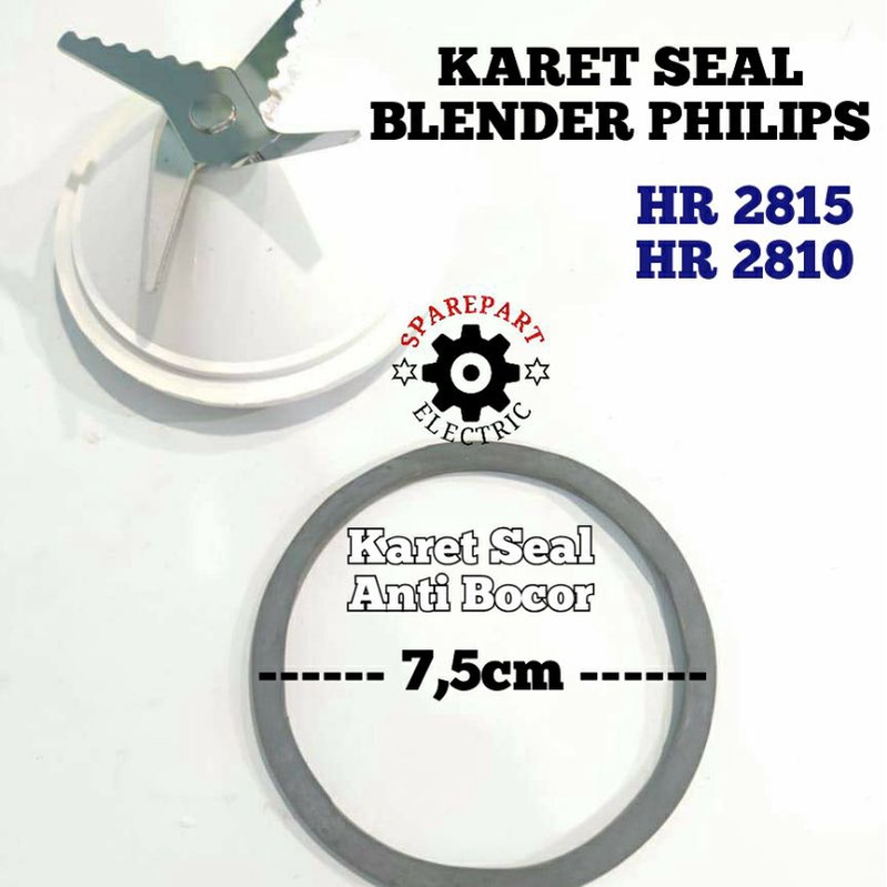 KARET SEAL ANTI BOCOR BLENDER PHILIPS JADUL HR 2815 2810 MODEL LAMA