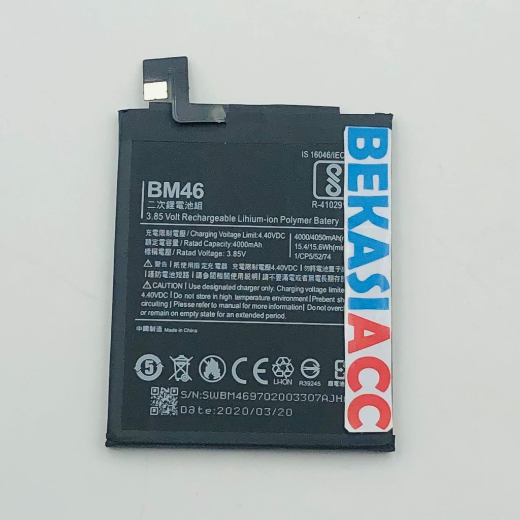 BATERAI XIAOMI REDMI NOTE 3 / BATERAI REDMI NOTE 3 PRO / BATRE BM46 ORI