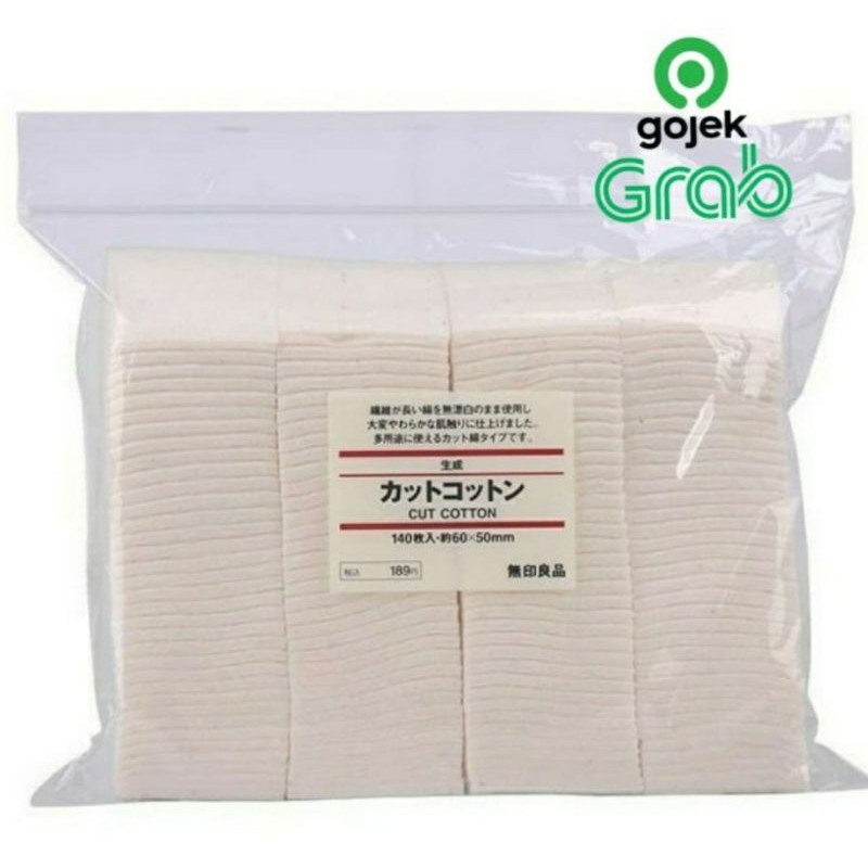 Kapas Muji Ecru organic isi 180 pad