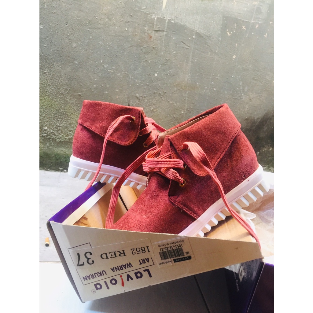 Sepatu Boots Laviola 1852 Red