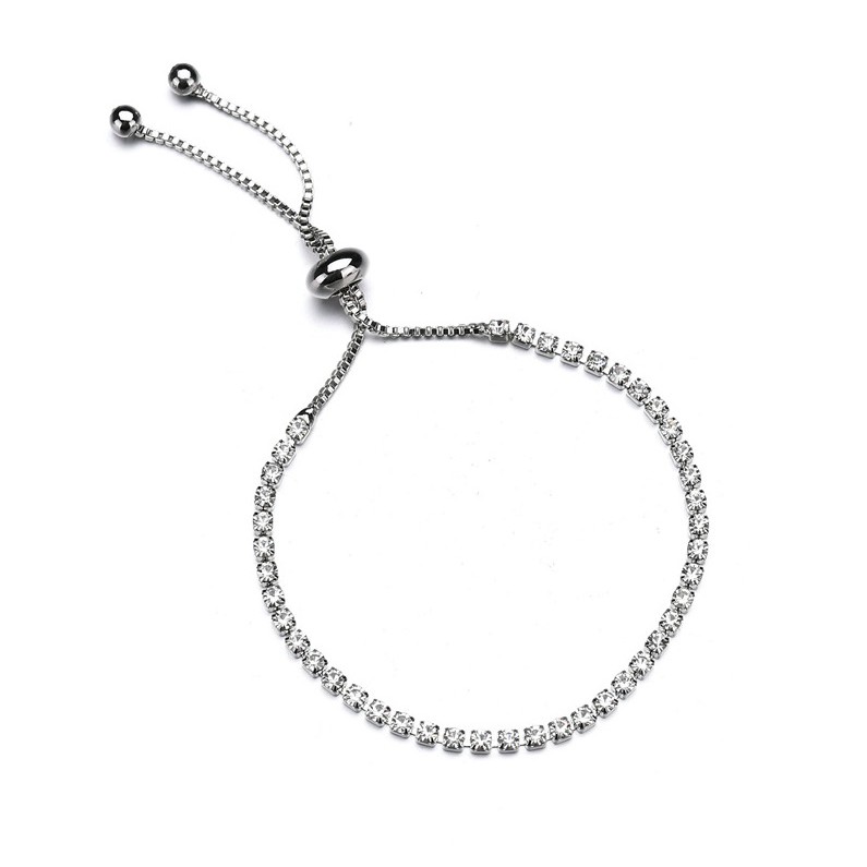 Gelang Serut Adjustable SIMPLE Bracelet Korea Fashion Cakar Sederhana Berlian Diamond Wanita Cewek