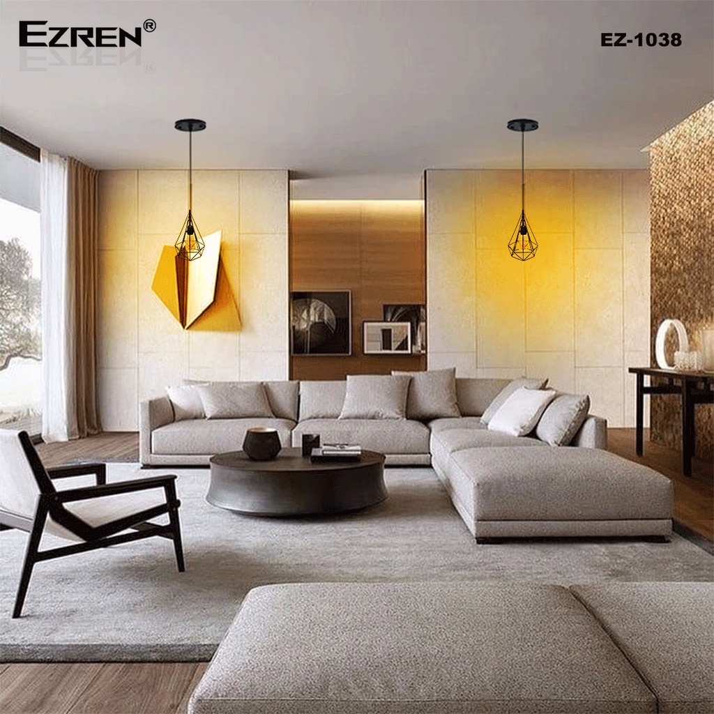 Ezren EZ-1038 Lampu Gantungan Vintage Dekorasi Rumah Modern Minimalis