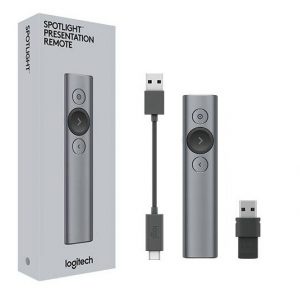 Logitech Spotlight Wireless Presentation Remote - SLATE- Laser Pointer