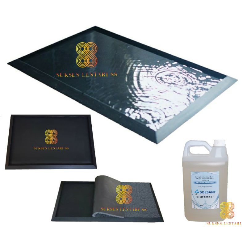 Keset Karpet Anti Slip Disinfektan Paket Full Set