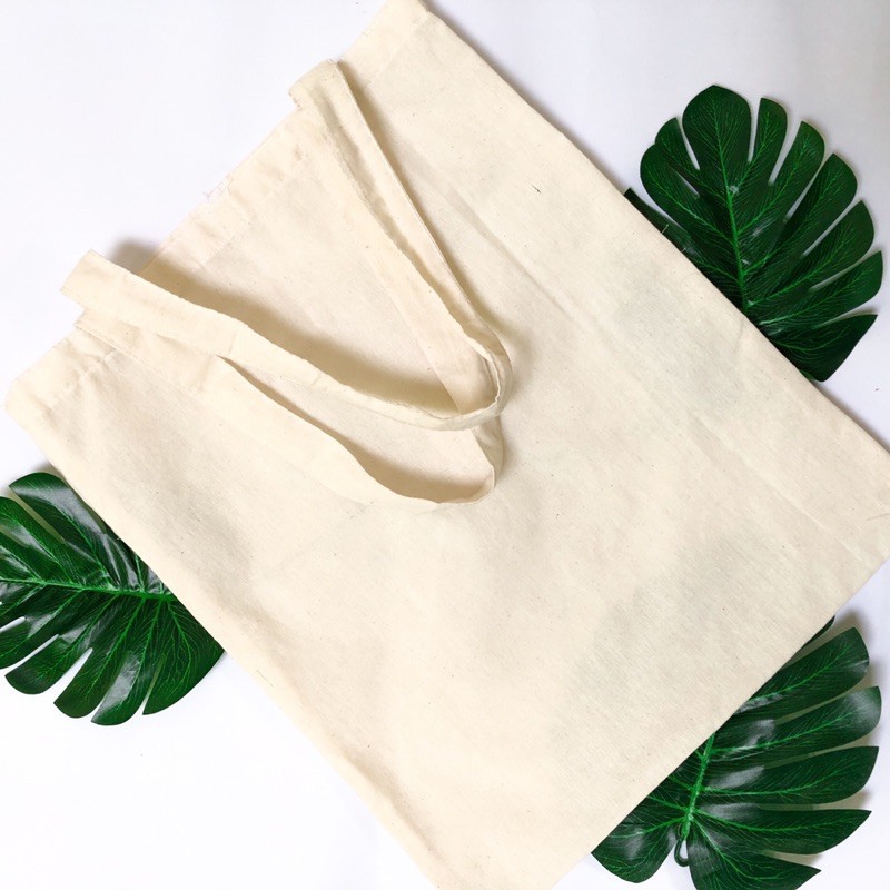TOTEBAG BLACU  DAN TOTE BAG CUSTOM UKURAN BISA POLOS ATAU SABLON DENGAN PEREKAT