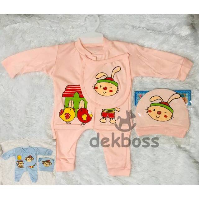 Sleepsuit set baju bayi baru lahir baju tidur bayi piyama bayi