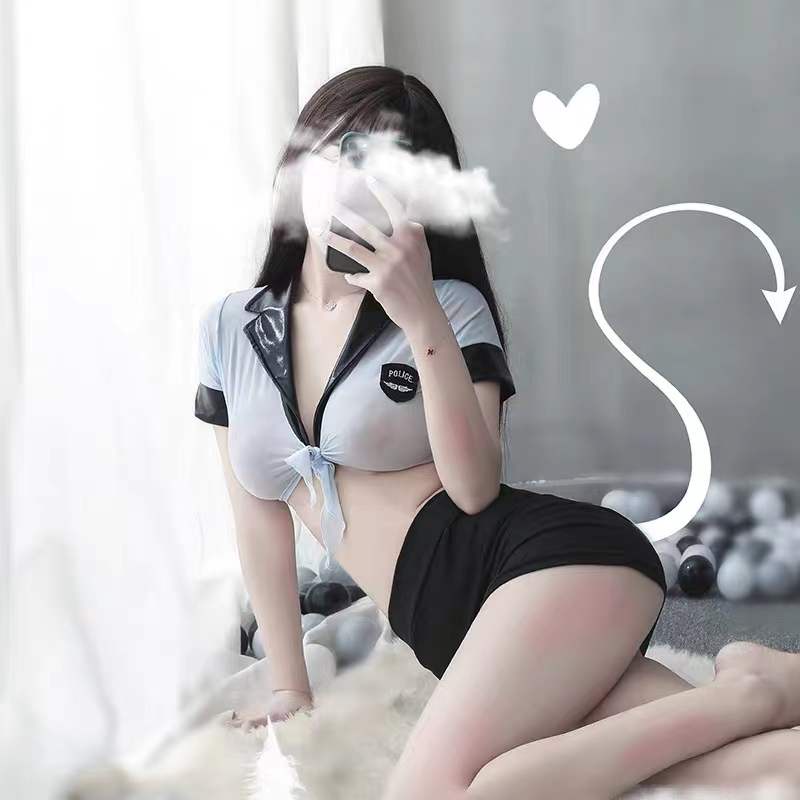 Lingerie Kostum Polisi Wanita Sexy Costumes Police Set Lingerie 8272