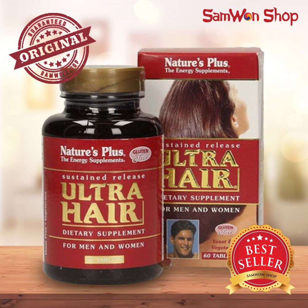 Nature S Plus Ultra Hair Suplemen Vitamin Rambut Isi 60 Tablet