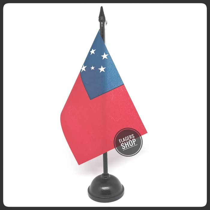

Bendera Meja Samoa + Tiang Kayu
