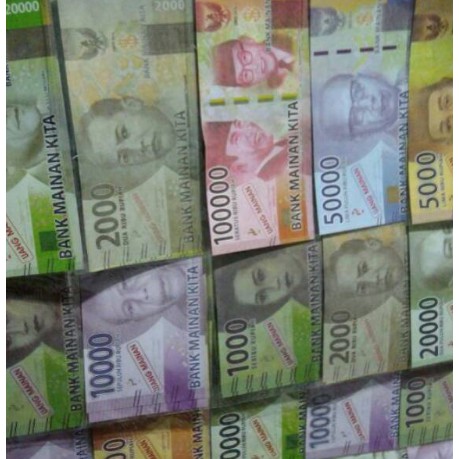 Uang mainan mirip asli replika uang mainan untuk mahar Uang mainan mirip asli replika uang mainan untuk mahar
